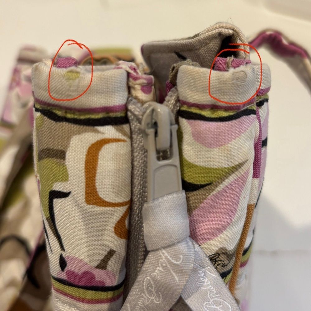 Vera Bradley Quilted Laptop Travel Tote in Portobello Road - Picture 10 of 11